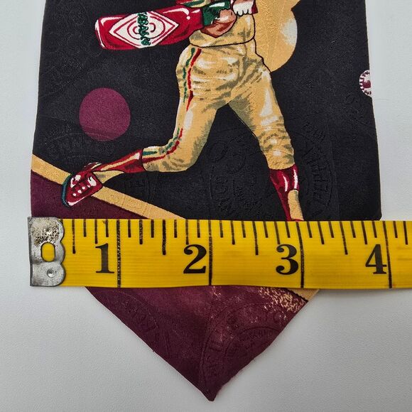 VTG Tabasco Baseball Men's Silk Tie 4x56 - Picture 6 of 6